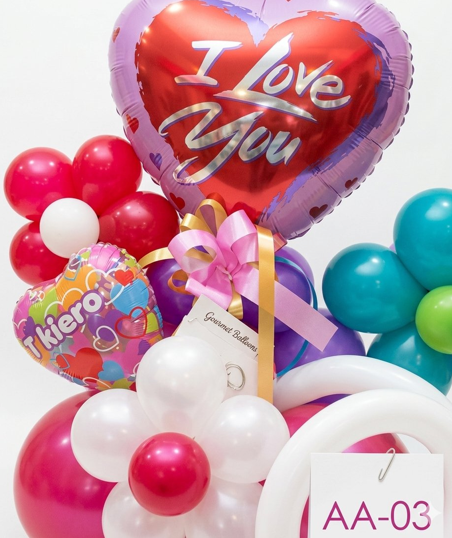 Globos, tema Te amo AA-03