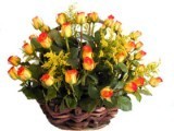 SKU 31 Best seller orange/yellow roses