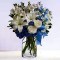 SKU145 Roses, Lilies, glass vase, best seller