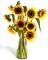 SKU 84 Sunflowers special glass vase